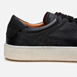 Erkek Deri Siyah Şeffaf Tabanlı Günlük Ayakkabı