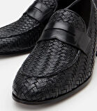 Erkek Deri Siyah Yumuşak Dokulu Klasik Loafer