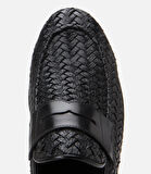 Erkek Deri Siyah Yumuşak Dokulu Klasik Loafer