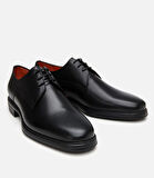 Erkek Deri Siyah Ultra Hafif Tabanlı Klasik Ayakkabı