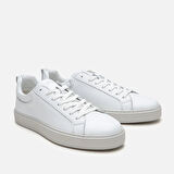 Erkek Deri Beyaz Günlük Ayakkabı