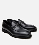 Erkek Deri Siyah Hafif Tabanlı Klasik Loafer