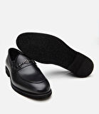 Erkek Deri Siyah Hafif Tabanlı Klasik Loafer