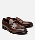 Erkek Deri Kahverengi Hafif Tabanlı Klasik Loafer