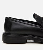 Erkek Deri Siyah Ultra Hafif Tabanlı Klasik Loafer