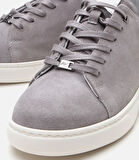 Erkek Süet Deri Gri Ultra Hafif Tabanlı Spor Ayakkabı