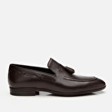 Erkek Deri Kahve Püskül Detaylı Loafer