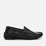 Hakiki Deri Siyah Erkek Loafer