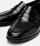 Erkek Deri Siyah Klasik Loafer