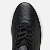 Erkek Deri Siyah Spor Ayakkabı