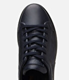 Erkek Deri Lacivert Şeffaf Tabanlı Spor Ayakkabı