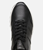 Erkek Deri Siyah Ultra Hafif Tabanlı Spor Ayakkabı