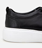 Kadın Deri Siyah Spor Ayakkabı