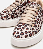 Kadın Bej Yaya Leopar Desenli Spor Ayakkabı