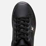 Kadın Siyah Yüksek Tabanlı Spor Ayakkabı