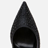 Siyah Kadın Stiletto