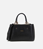 Kadın Deri Siyah Omuz Çantası