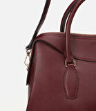 Kadın Deri Bordo Omuz Çantası