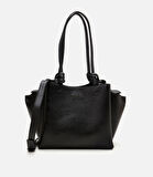 Kadın Deri Siyah Omuz Çantası