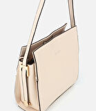 Kadın Deri Ekru Omuz Çantası