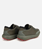 Erkek Nubuk Deri Haki Kalın Tabanlı Spor Ayakkabı