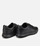 Erkek Deri Siyah Rahat Günlük Ayakkabı