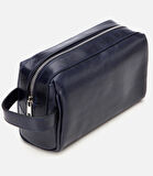 Erkek Deri Lacivert El Çantası