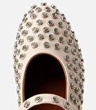 Kadın Bej Taşlı Babet