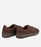 Erkek Nubuk Deri Kahverengi Günlük Ayakkabı