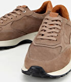 Erkek Deri Vizon Spor Ayakkabı