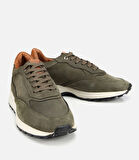 Erkek Deri Haki Spor Ayakkabı
