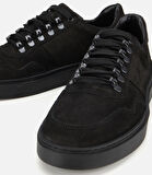 Erkek Nubuk Deri Siyah Günlük Ayakkabı