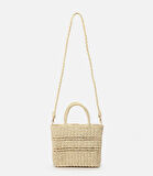 Kadın Hasır Bej Omuz Çantası