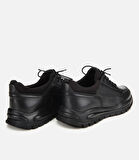 Erkek Deri Siyah Rahat Spor Ayakkabı