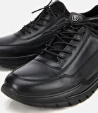 Erkek Deri Siyah Rahat Spor Ayakkabı