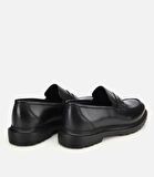 Erkek Deri Siyah Klasik Loafer