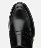 Erkek Açma Deri Siyah Klasik Loafer