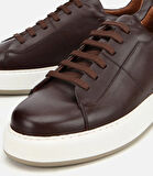 Erkek Deri Kahverengi Yumuşak Dokulu Günlük Ayakkabı