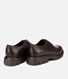 Erkek Deri Kahverengi Kalın Tabanlı Günlük Ayakkabı