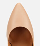 Kadın Deri Bej Yüksek Topuklu Stiletto