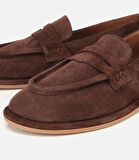 Kadın Deri Kahverengi Yumuşak Dokulu Günlük Loafer