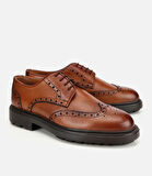 Erkek Deri Taba Rahat Klasik Ayakkabı