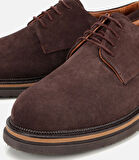 Erkek Süet Deri Kahverengi Hafif Tabanlı Günlük Ayakkabı