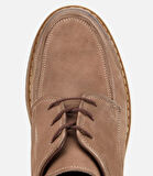 Erkek Nubuk Deri Bej Kalın Tabanlı Günlük Ayakkabı