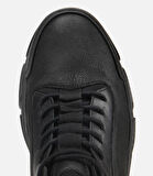 Erkek Nubuk Deri Siyah Comfort Spor Ayakkabı