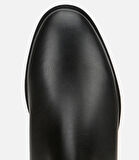 Kadın Siyah Metal Detaylı Bilekte Düz Bot