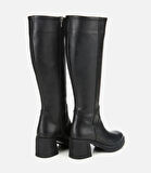 Kadın Siyah Yüksek Topuklu Çizme