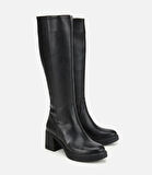 Kadın Siyah Yüksek Topuklu Çizme