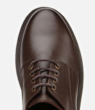 Erkek Deri Kahverengi Bağcıklı Günlük Ayakkabı