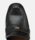 Kadın Deri Siyah Yumuşak Dokulu Gold Detaylı Topuklu Stiletto